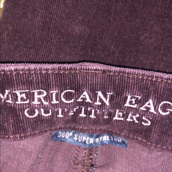 Deep burgundy American Eagle Jeans - Picture 3 of 4